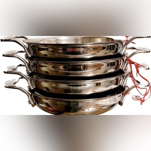 Brand New Never Used. MINI All-Clad Stainless Steel. Set of 4 #1025115 - Picture 3 of 12